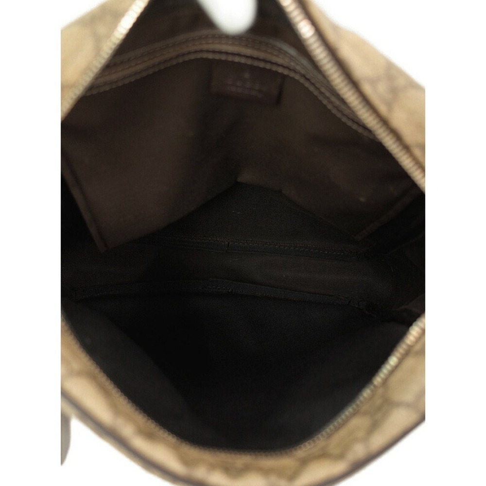 Gucci GG Supreme Canvas Crossbody Bag Brown - Picture 3 of 9